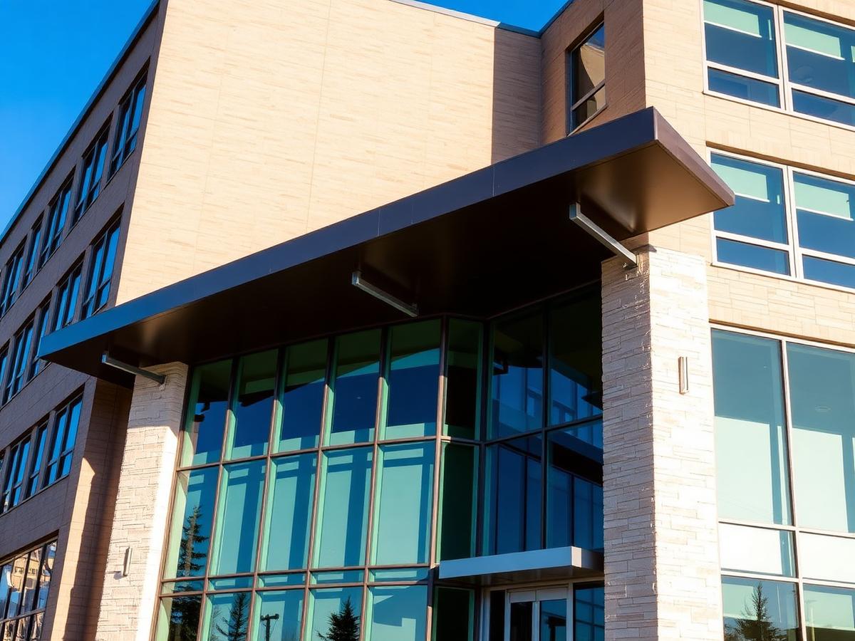 Modern Indiana commercial office building